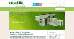 Desktop Screenshot of matik.com