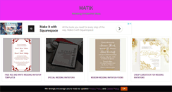 Desktop Screenshot of matik.info